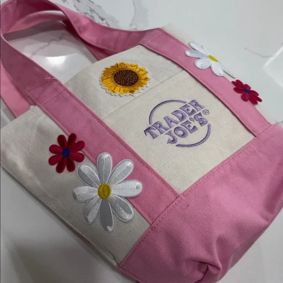 Trader Joe's Custom Decorated Mini Tote Bag - Picture 5 of 13